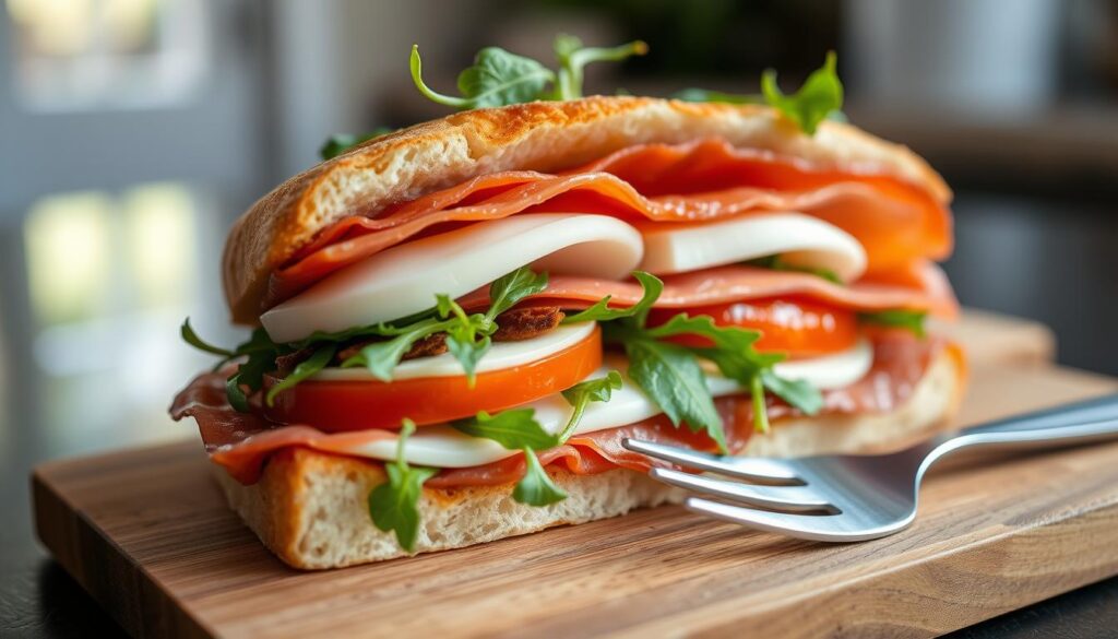 Ingredients of an Italian Job Sandwich Ingredients of an Italian Job Sandwich