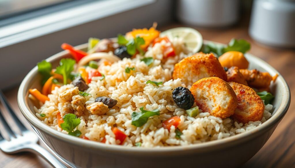 Power Bowls with rice and protein options Power Bowls with rice and protein options