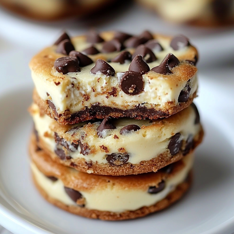 Galletas de Cheesecake con Chispas de Chocolate