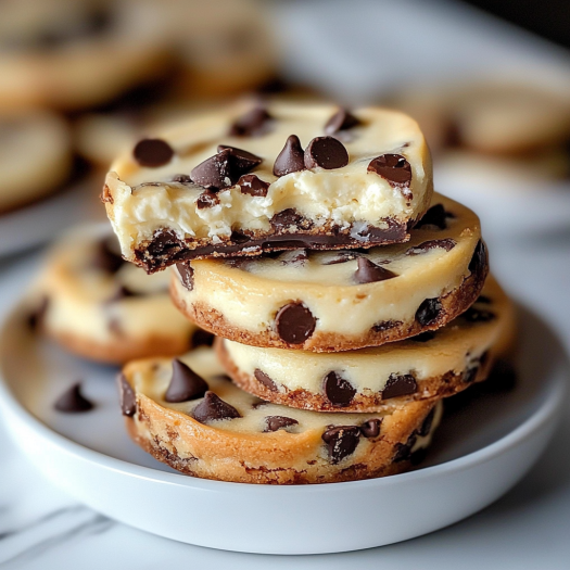 Galletas de Cheesecake con Chispas de Chocolate