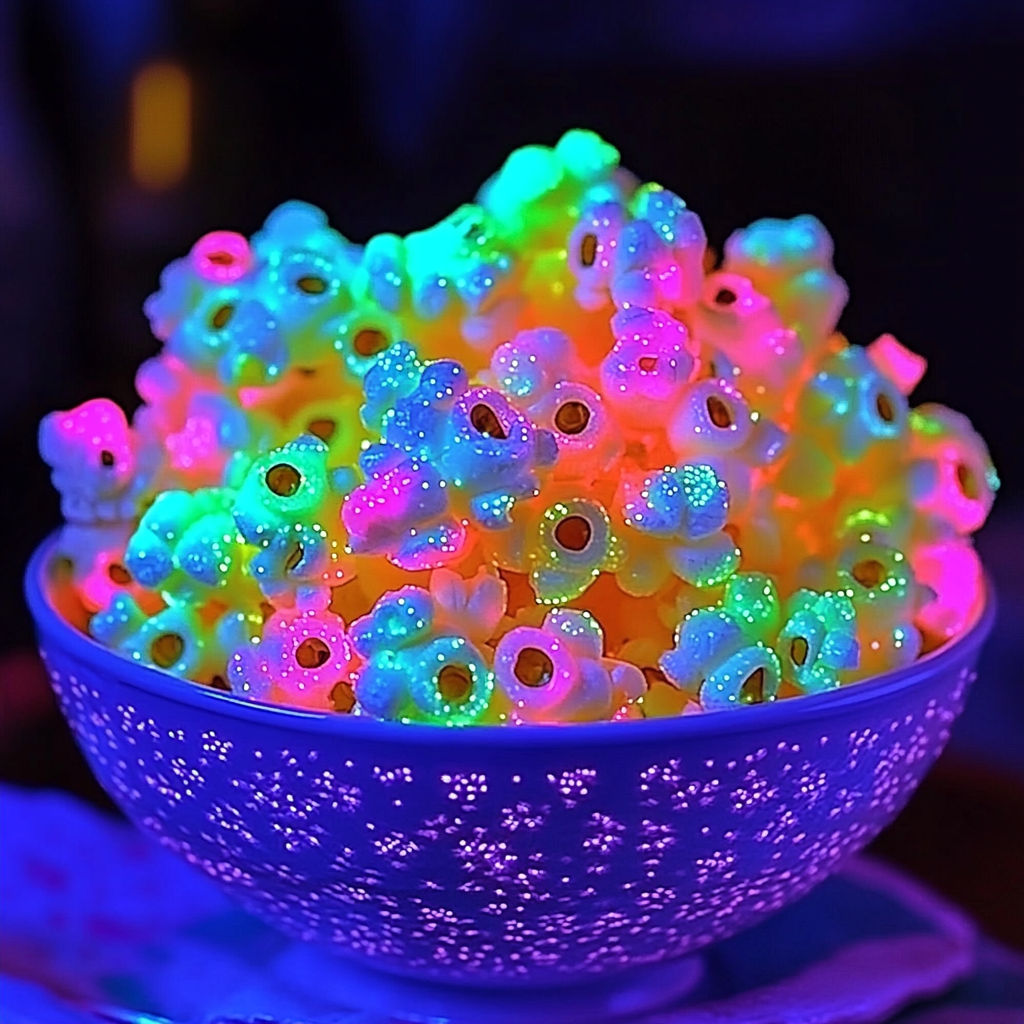 Glow-in-the-Dark Candy Popcorn