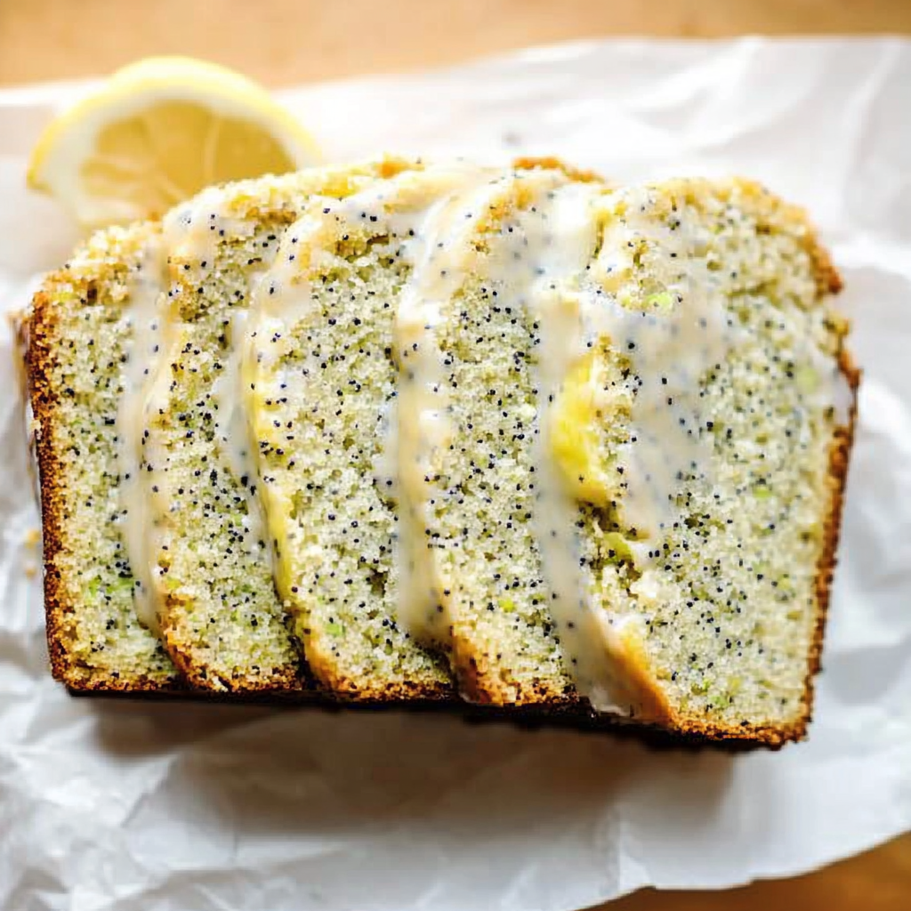 Lemon Poppy Seed Zucchini Bread