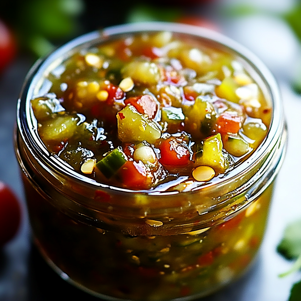 Sweet and Spicy Pickle Relish