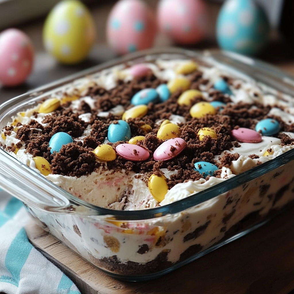 Easter Dirt Cake Casserole Recipe