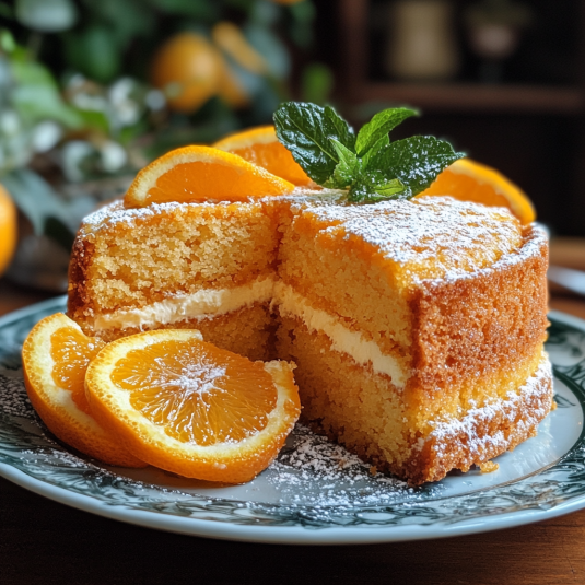 BIZCOCHO DE NARANJA.