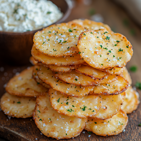 Chips Crujientes de Queso Cottage