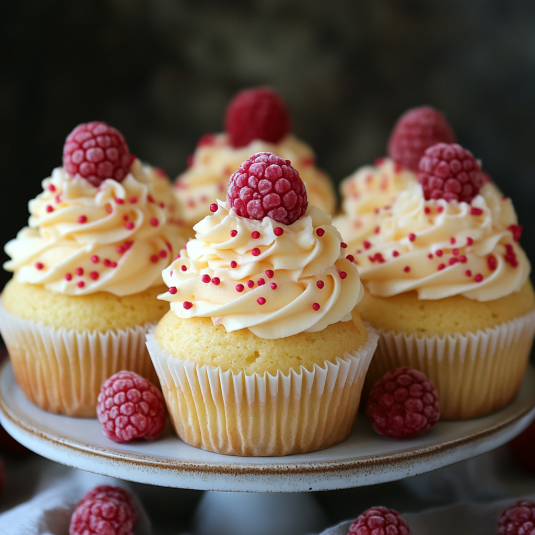 Cupcakes de Limón y Frambuesa