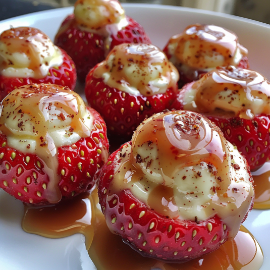 Fresas Rellenas de Queso