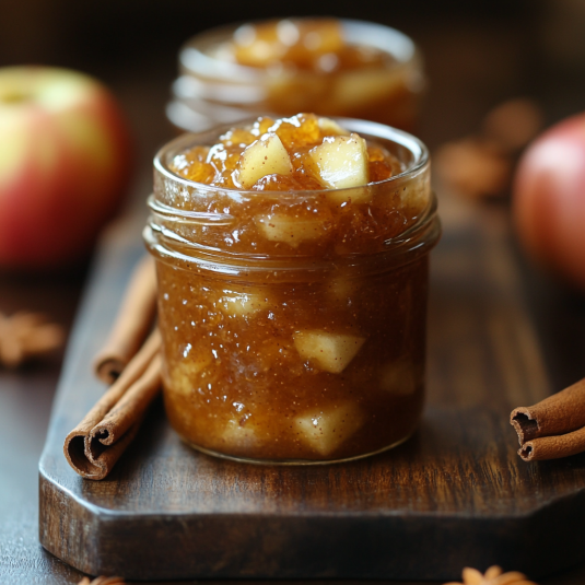 Mermelada de Manzana y Canela sin Azúcar