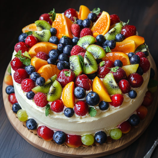 PASTEL DE FRUTAS