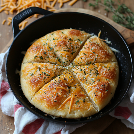 Pan de Maicena con Queso en Sartén