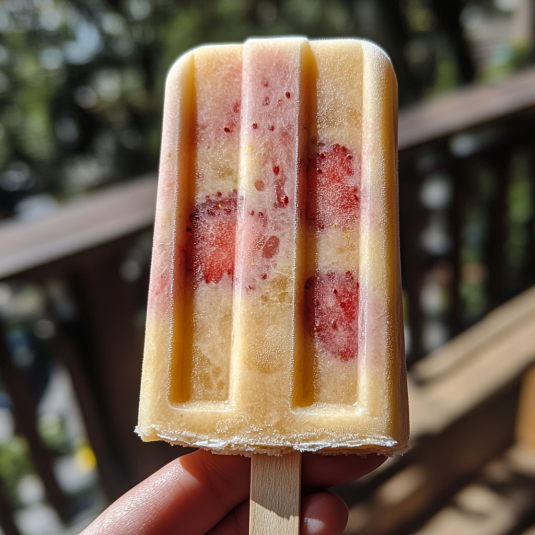 Polos de Fresa y Limonada