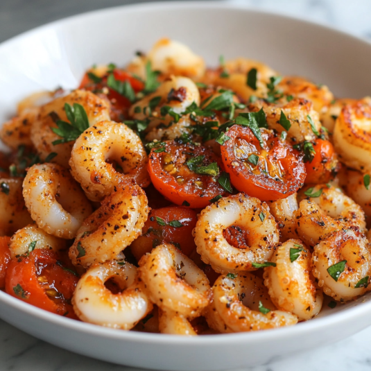 Receta de Calamares con Tomate