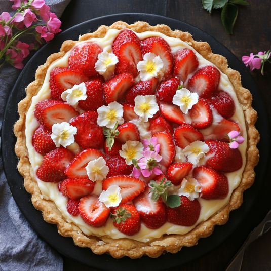 TARTA DE FRESAS
