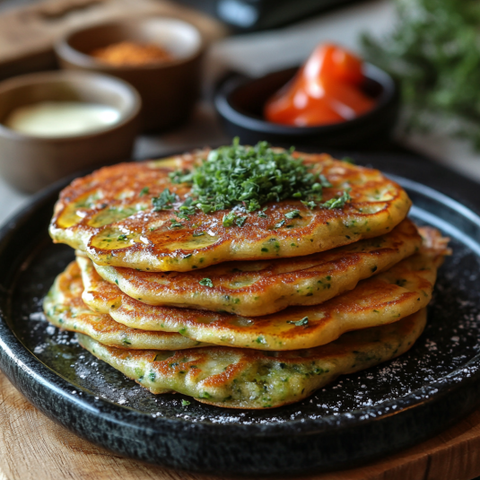 Tortitas de Brócoli Con Queso