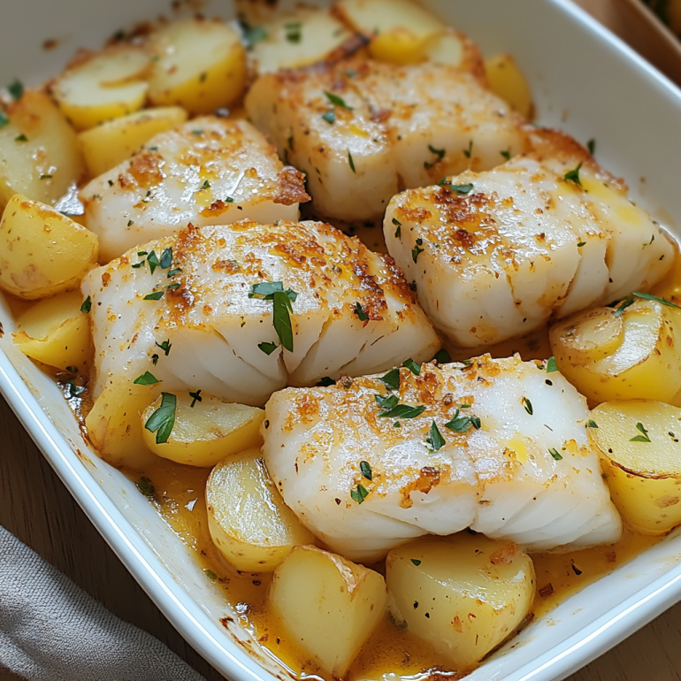 Bacalao al Horno con Patatas