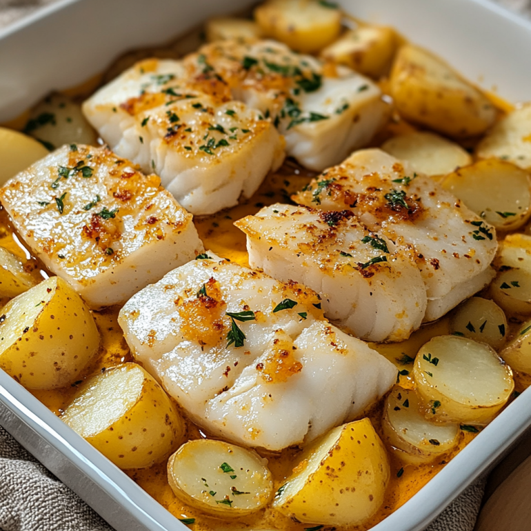 Bacalao al Horno con Patatas