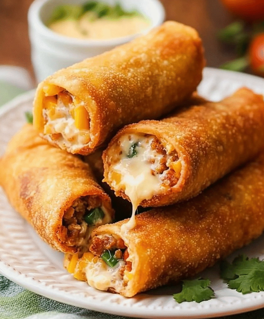 Eggrolls Crema Queso