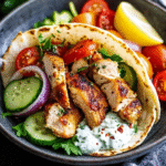 Gyros Griegos con Pollo