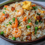 ARROZ FRITO AL ESTILO CHINO.