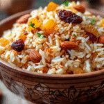 ARROZ PERSA CON NUECES Y FRUTOS SECOS.
