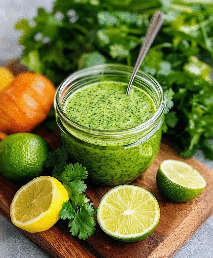 Aderezo de Cilantro y Limón para tus Ensaladas