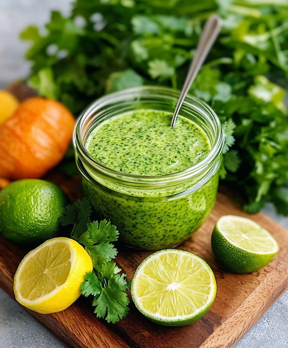 Aderezo de Cilantro y Limón para tus Ensaladas