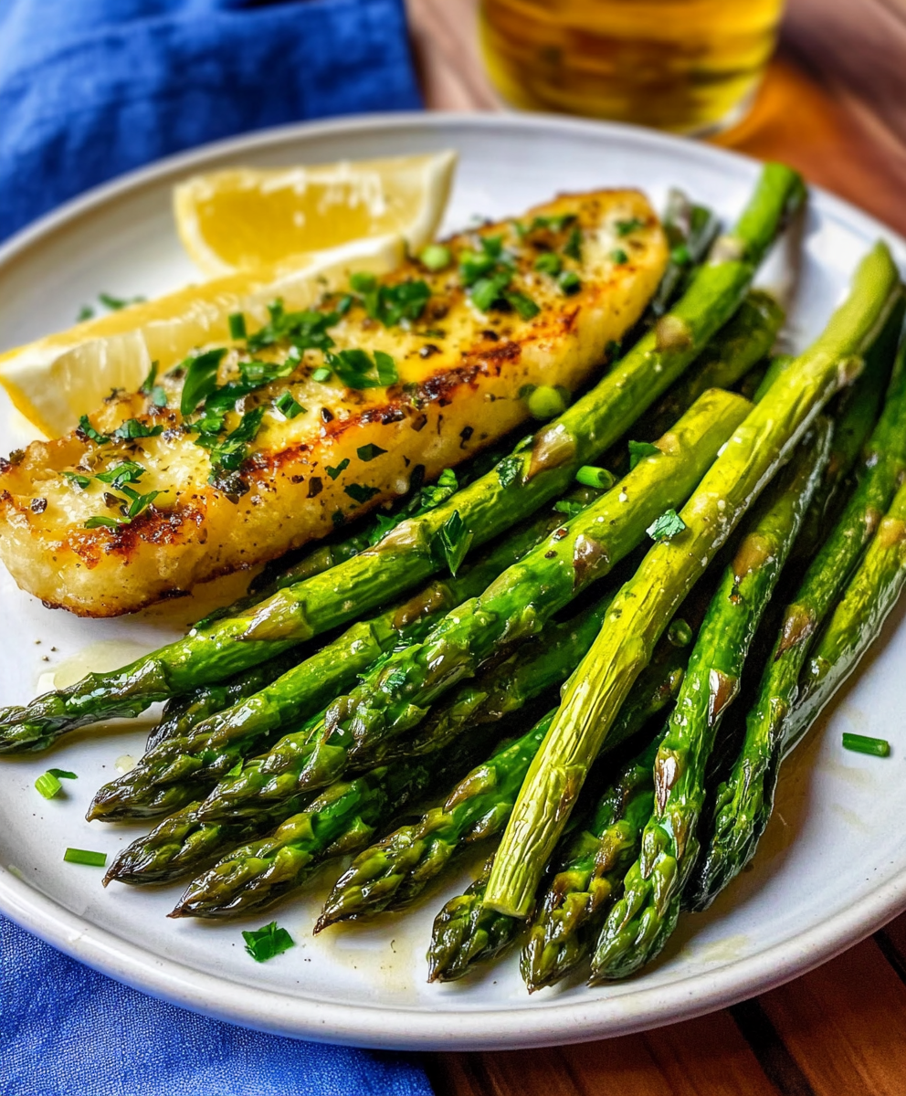 Asparagus Mantequilla Ajo