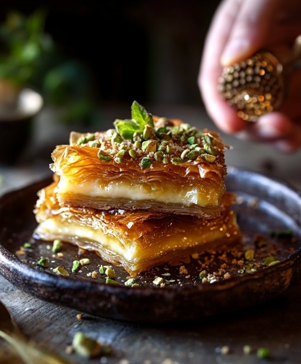 Baklava Pistacho Miel Cake