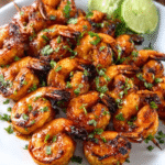 Brochetas de Camarón a la Parrilla con Limón y Chile