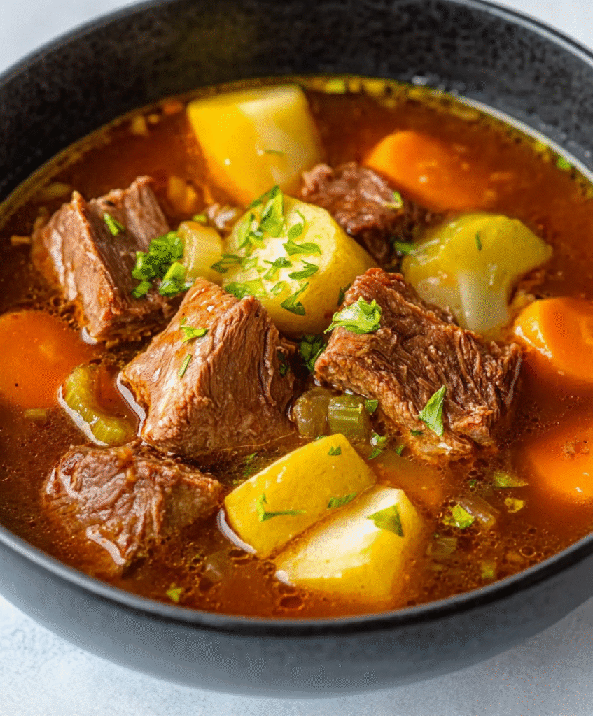 CALDO DE RES.