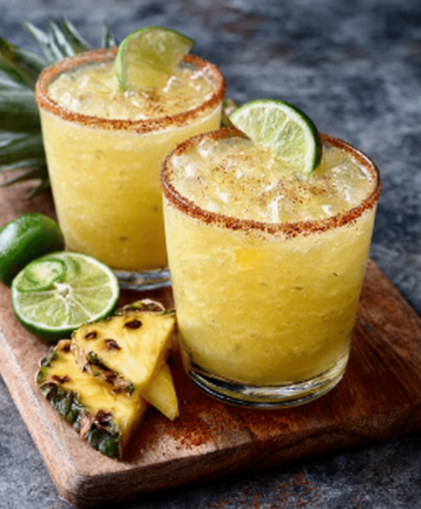 Cóctel Margarita Slushie de Piña Picante