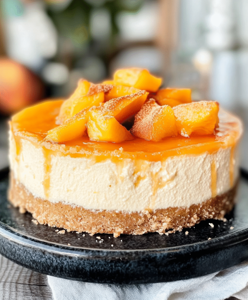 Cheesecake con Durazno