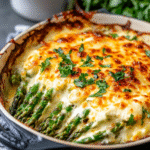 Cheesy Asparagus Bake