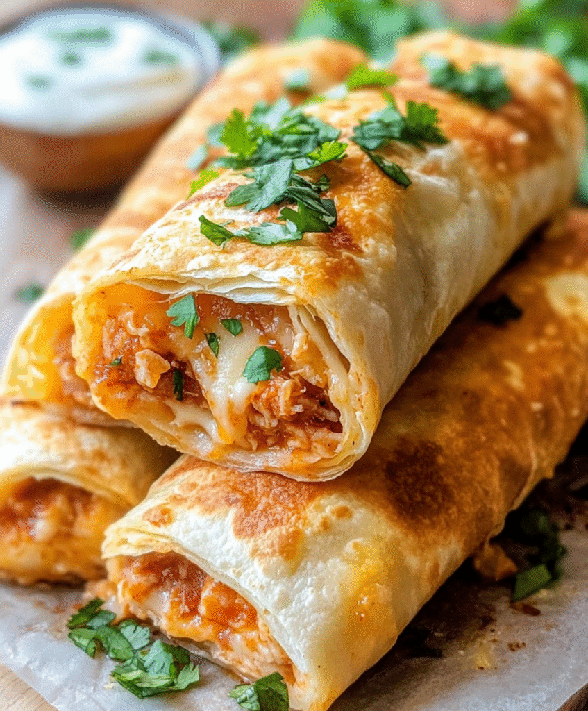 Chimichangas al Horno Crujientes