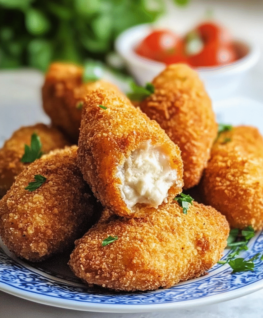 Coxinha de frango com catupiry