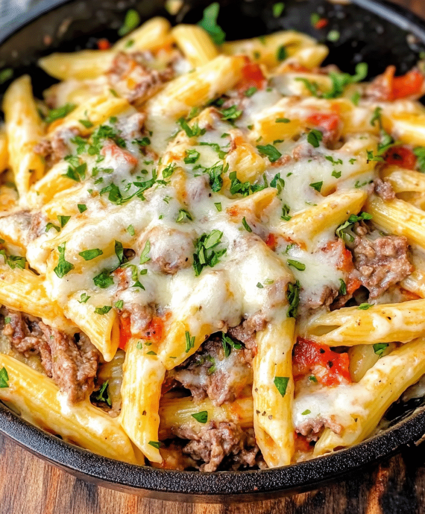 Cremoso Cheesesteak Pasta