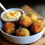 Croquetas de Calamar y Alioli de Azafrán