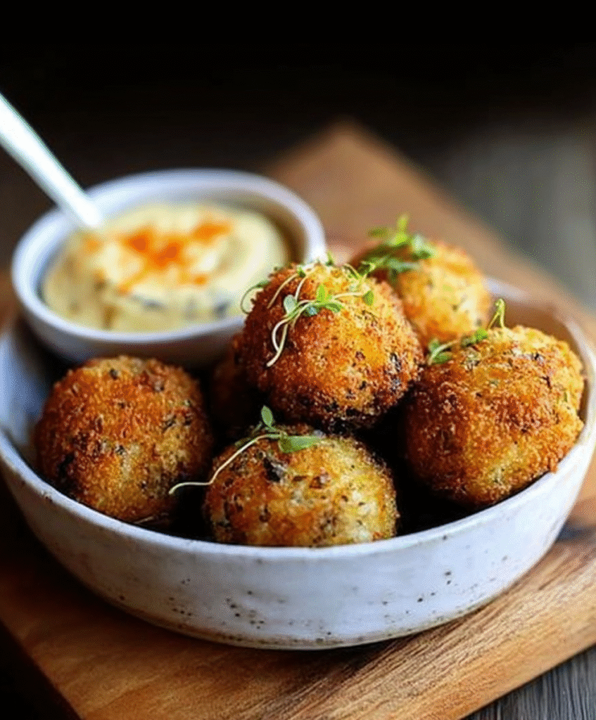 Croquetas de Calamar y Alioli de Azafrán