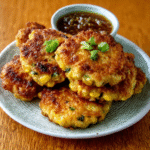 Croquetas de Maíz con Leche de Coco y Curry