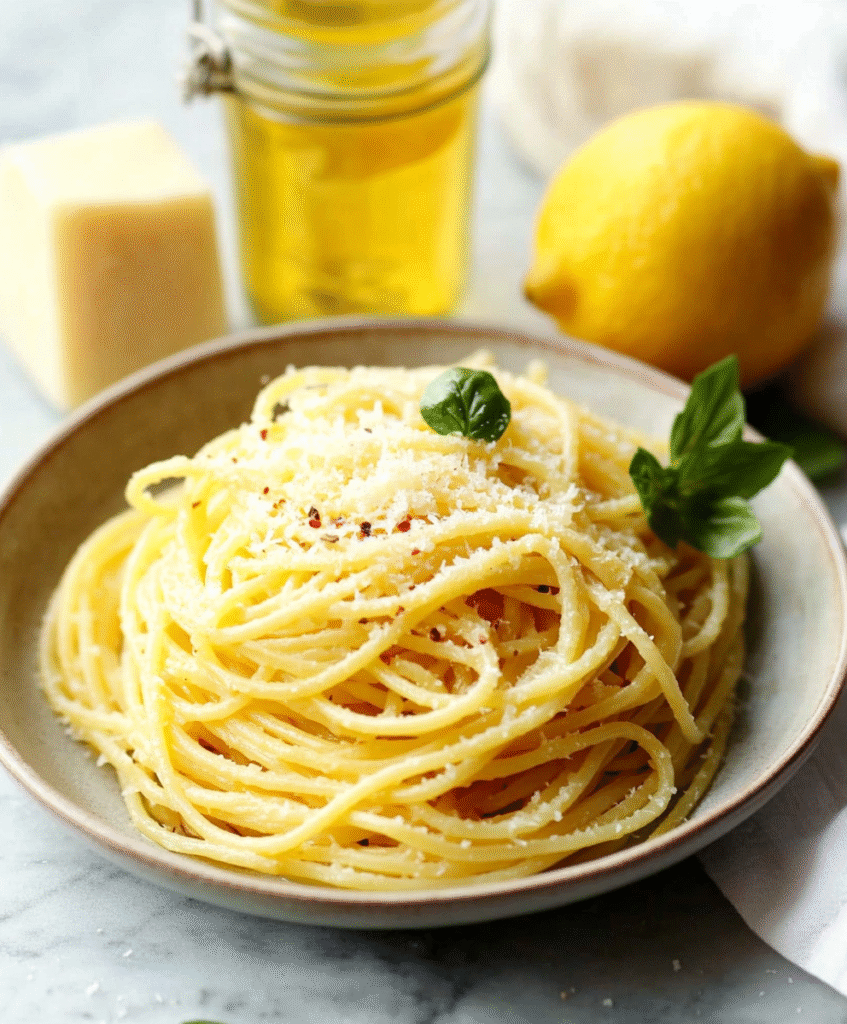 Deliciosa Pasta Limón Ajo