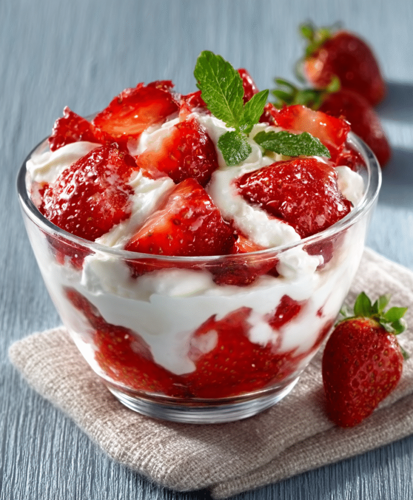 Fresas con Crema