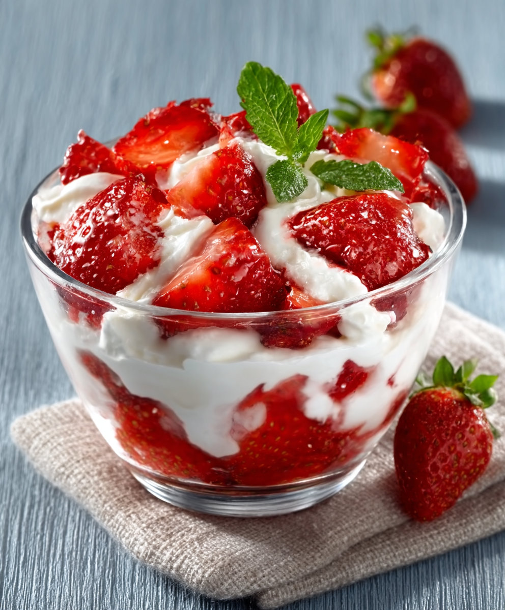 Fresas con Crema