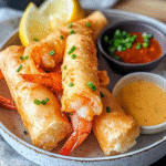 Golden Shrimp Rolls