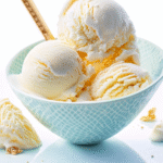 HELADO DE VAINILLA CASERO.