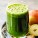 JUGO VERDE DE ESPINACA, MANZANA Y JENGIBRE.