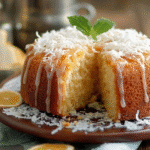 PASTEL DE COCO GLASEADO.