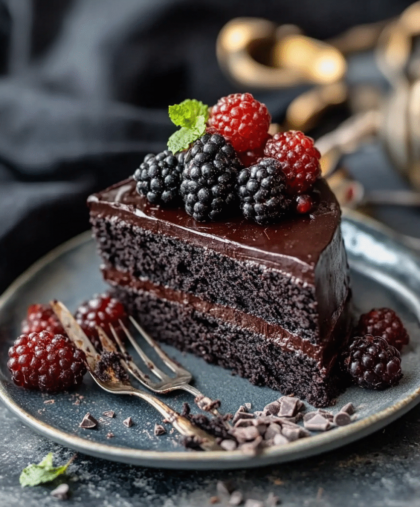PASTEL DE TERCIOPELO NEGRO, UNA DELICIA DE CHOCOLATE.