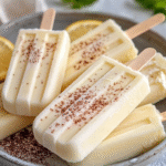 Paletas de Helado de Leche Condensada y Leche en Polvo