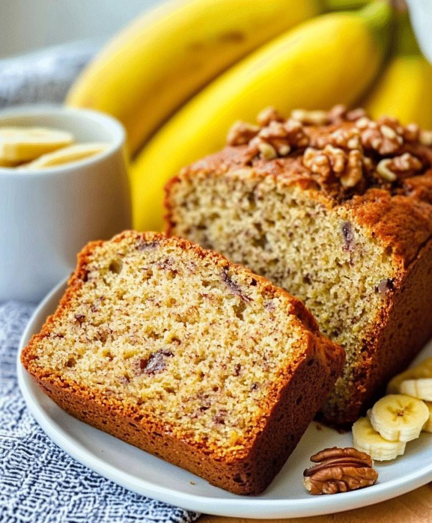 Pan de Plátano con Nueces